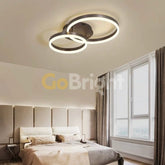 Lustra LED 80W cu Telecomanda Azele 3 Tipuri de Lumini Negru